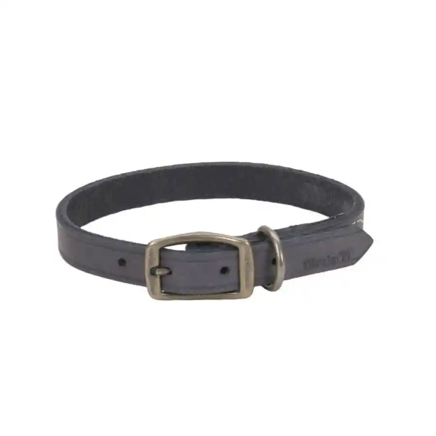 Circle-t Collar Cuero Rustico Gris 40 Cm 40 Cm