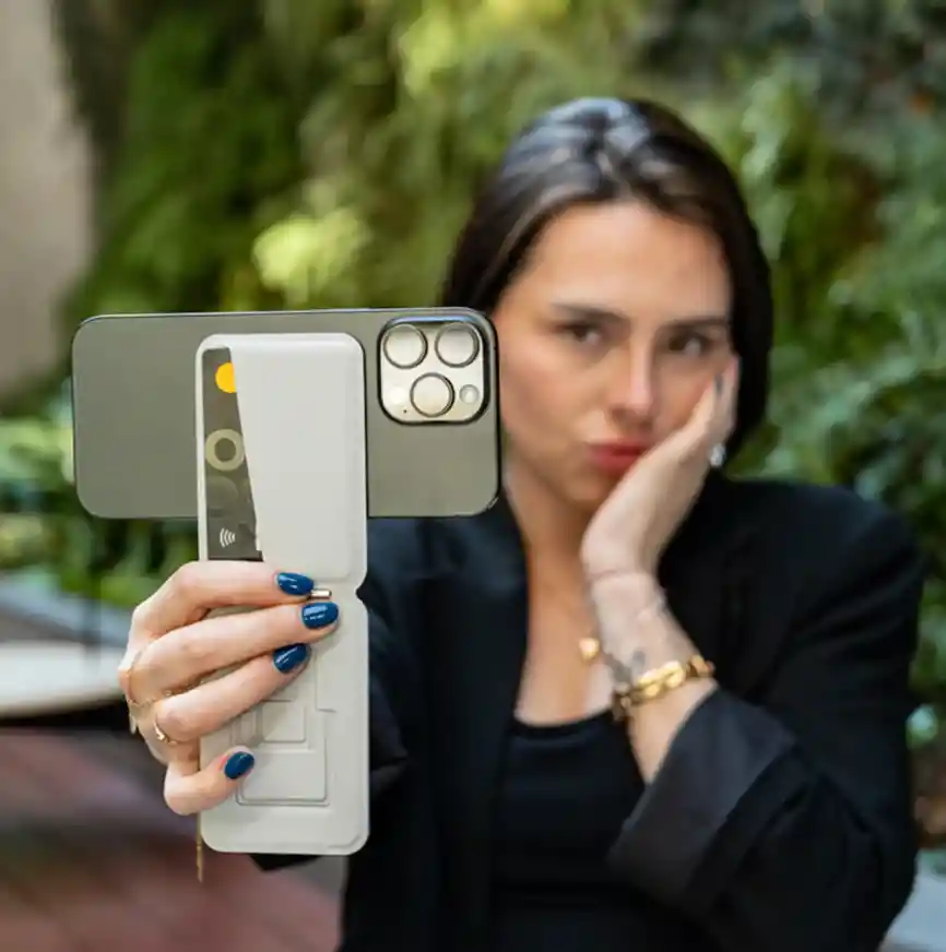 Trípode/tarjetero Flexstand Para Celular - Gray