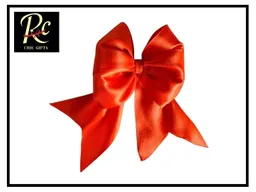 Lazo Naranjo Satinado 10x10 Cm Para Regalos Y Decoración Impactante – Regalos Chic