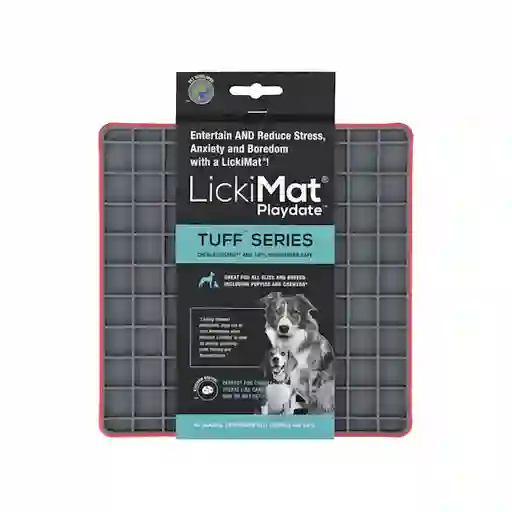 Lickimat Alfombra Playdate Tuff For Dog Red