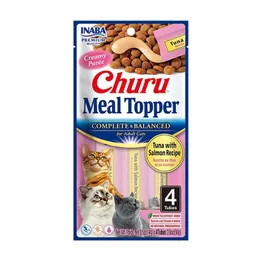 Snack Gatos Churu Cat Meal Topper Atun Y Salmon 56gr