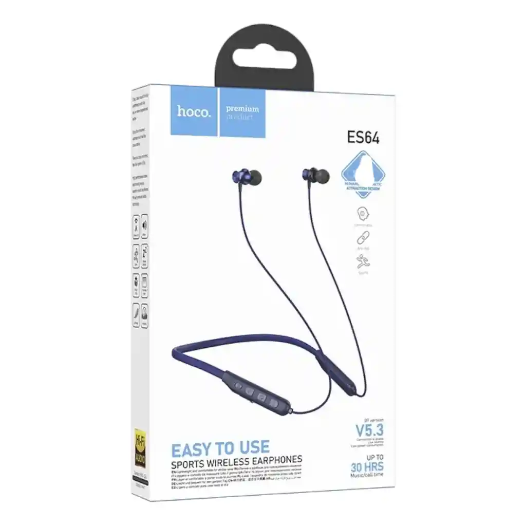 Audifonos Sport Hoco Es64 Azul