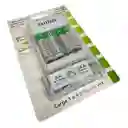 Aiwa Cargador Usb Para Pilas Aa Y Aaa – Incluye 4 Pilas