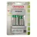 Aiwa Cargador Usb Para Pilas Aa Y Aaa – Incluye 4 Pilas