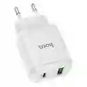 Adaptador Cargador Dual Hoco N5 20w