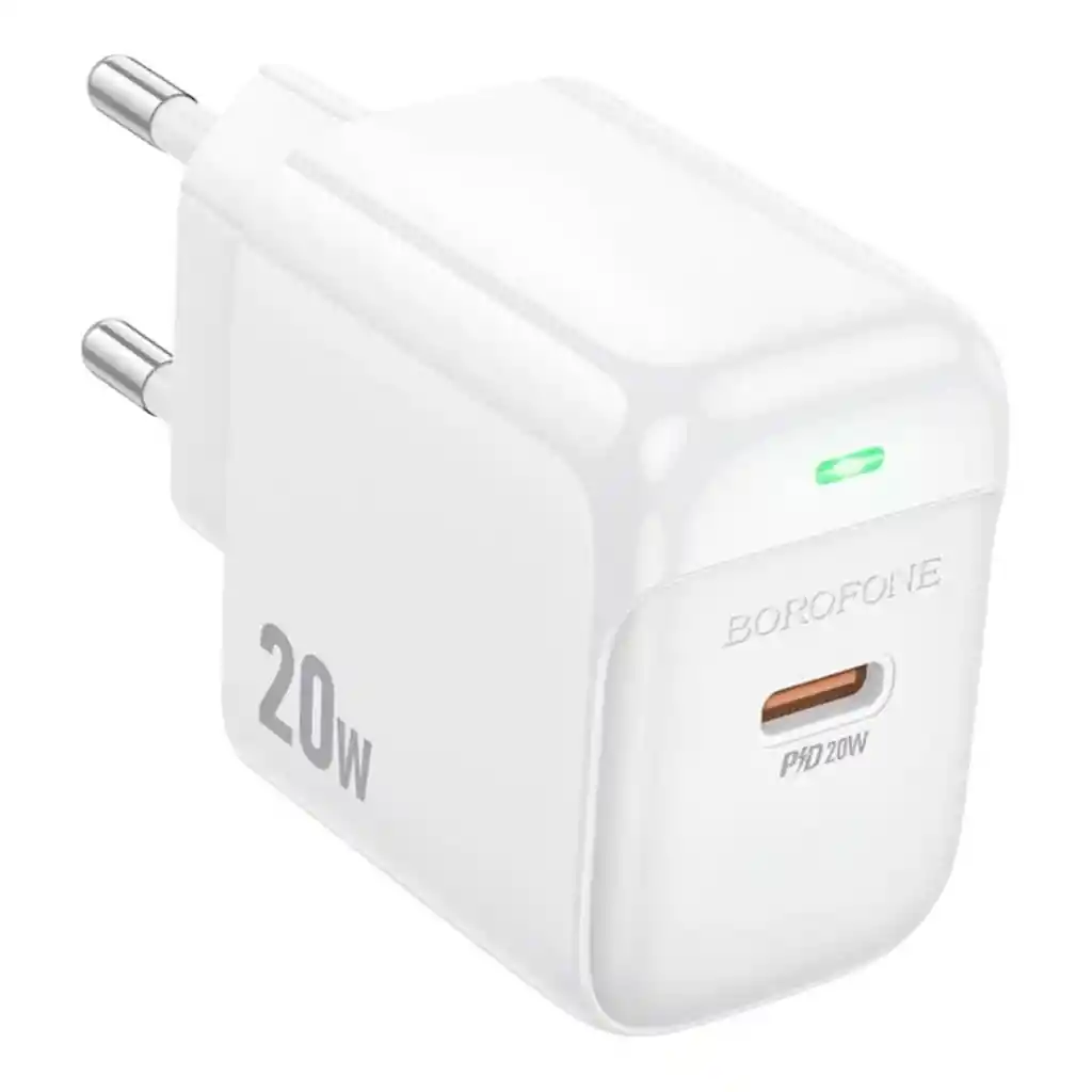 Cargador Rápido Borofone Bas43a Pd 20w Con Cable Usb-c A Usb-c 1m