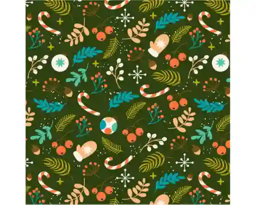 Pliego Papel Regalo Couche Navidad Happydays M17