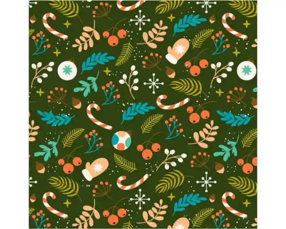 Pliego Papel Regalo Couche Navidad Happydays M17