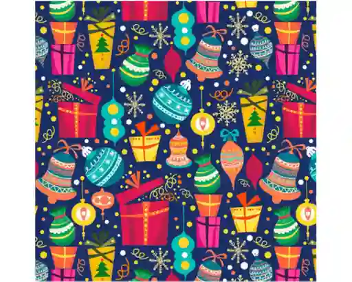 Pliego Papel Regalo Couche Navidad Happydays M20