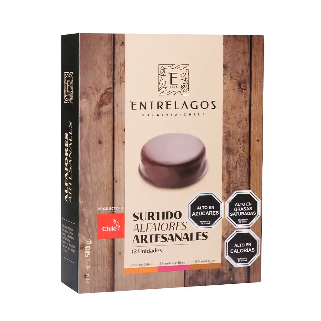 Estuche 12 Alfajores Surtidos