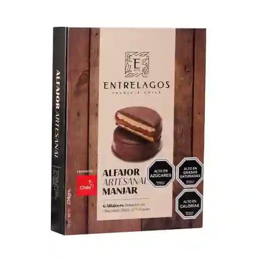 Estuche 6 Alfajores Manjar