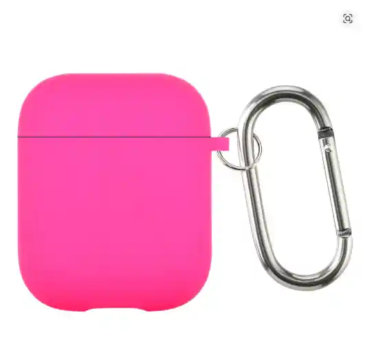 Funda De Silicona Airpods 1era Y 2da Gen - Fucsia