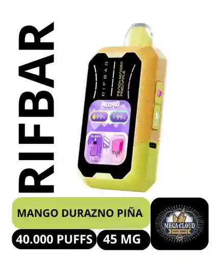 Rifbar Mixpro Vape Desechable 40000 Puffs – Peach Mango Pineapple 4.5 % Nicotina / Rifbar Mixpro Disposable Vape 40000 Puffs – Peach Mango Pineapple 4.5 % Nicotine