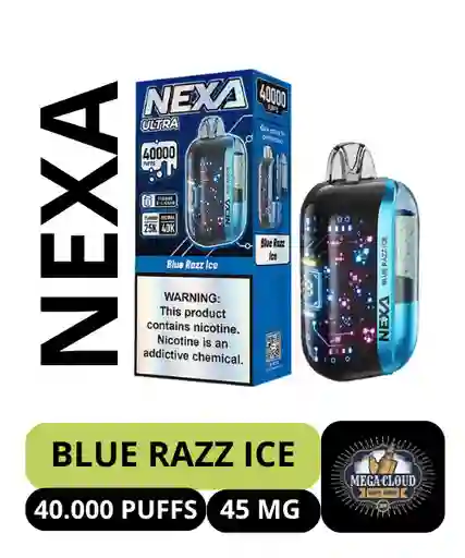 Nexa Ultra Vape Desechable 40000 Puffs – Blue Razz Ice 4.5 % Nicotina / Nexa Ultra Disposable Vape 40000 Puffs – Blue Razz Ice 4.5 % Nicotine