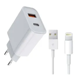 Cargador Doble Usb C Usb Carga Rapida 25 W Carga Rapida