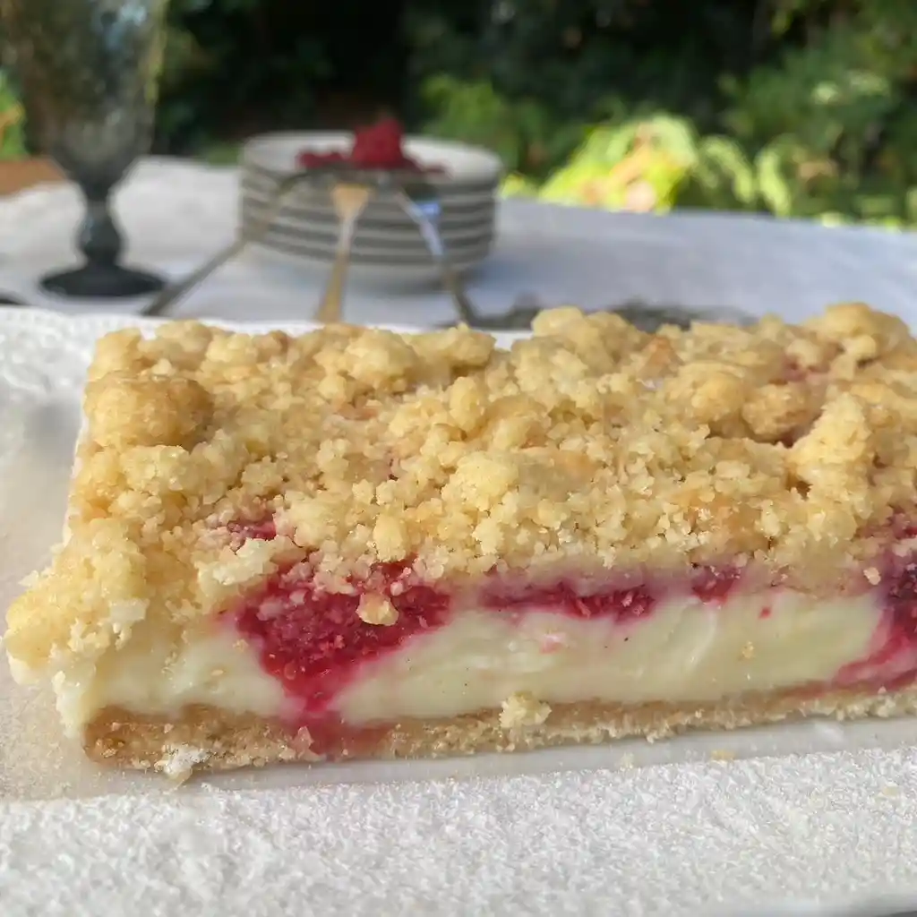 Barra De Crumble Limón Frambuesa