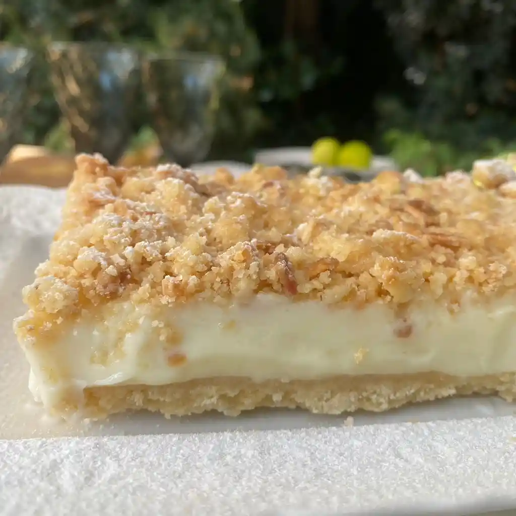 Barra De Crumble De Limón