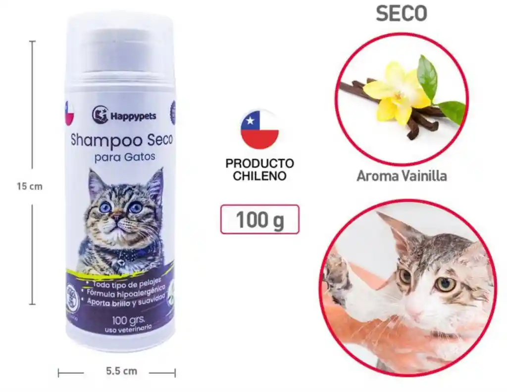Shampoo En Seco Para Gato