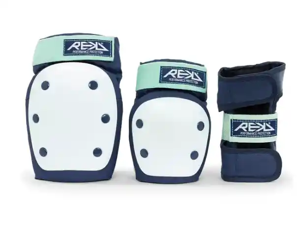 Set De Protecciones Heavy Duty Blue/mint Talla S