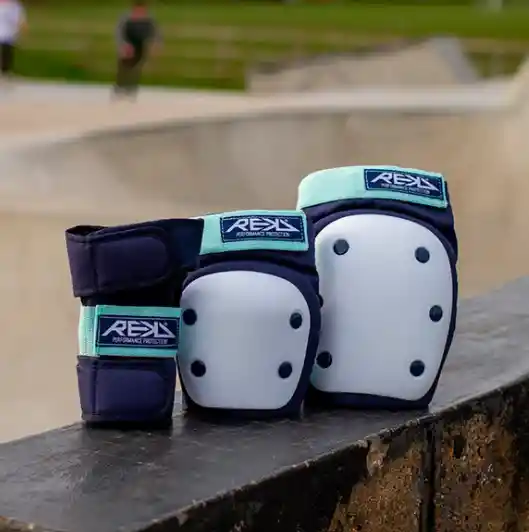 Set De Protecciones Heavy Duty Blue/mint Talla S