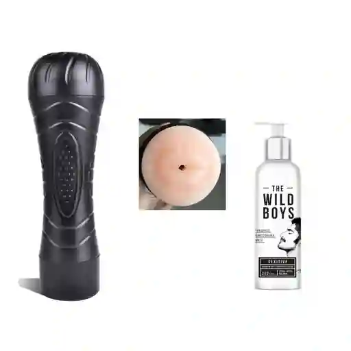 Kit Masturbador Y Crema Masturbación Wild Boys.