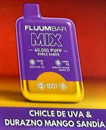 Vaper Fluumbar 40k Chicle Uva Y Durazno Mango Sandia