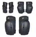 Set De Protecciones (rodilla-codo-muñeca) Hook Negro 403 Talla M