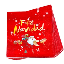 Servilletas Navidad Pascuero 16 Unidades