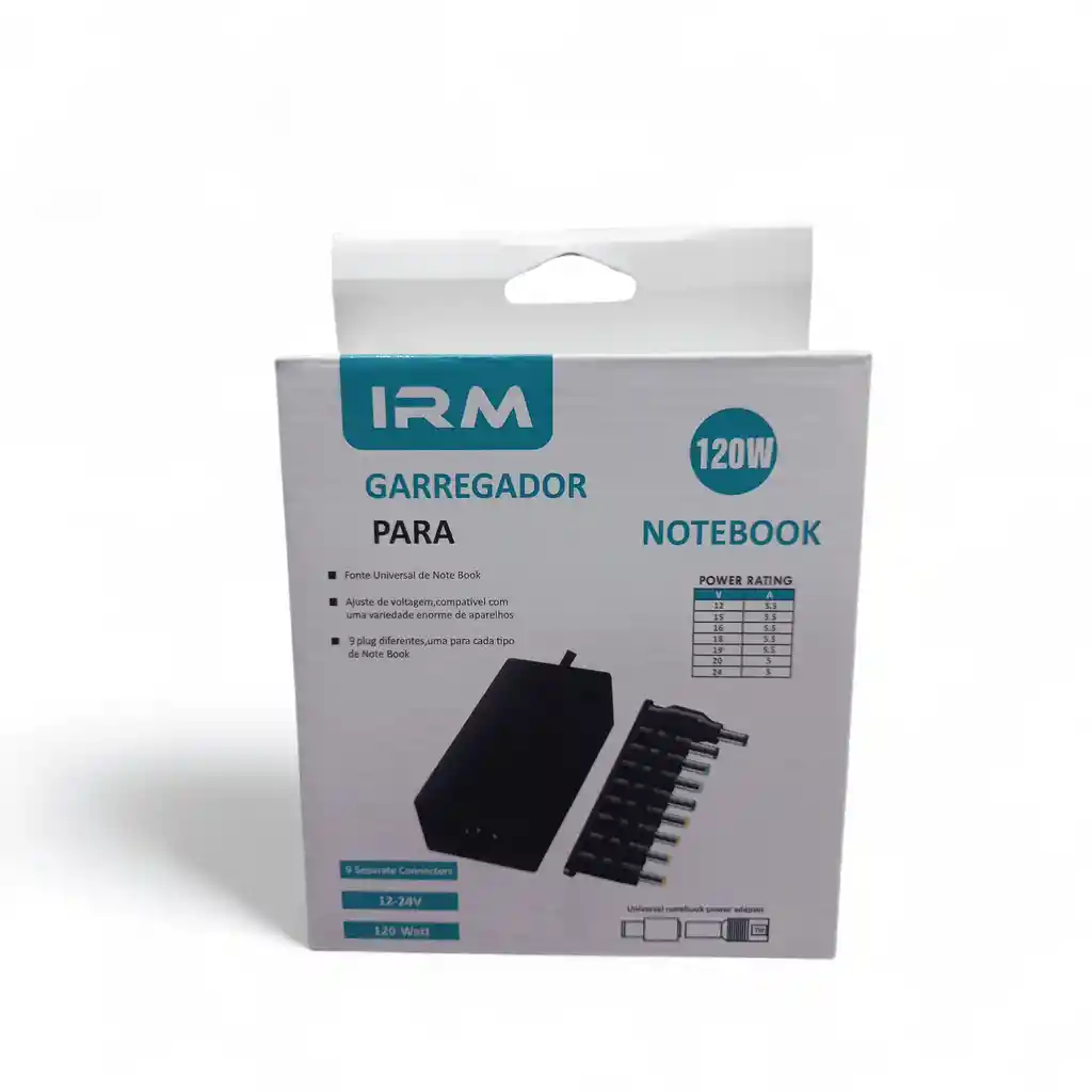 Cargador Universal Irm 120w Para Notebook