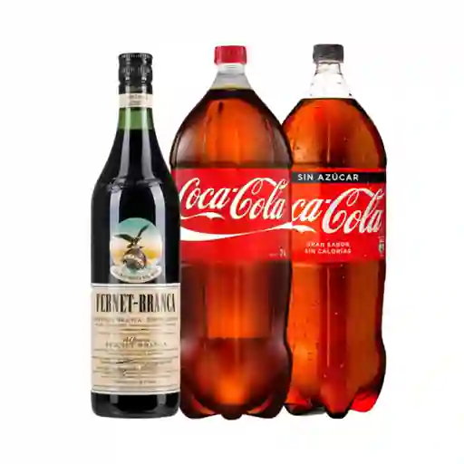 Fernet Branca 750cc + Bebida 3 Litros