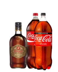 Promo Pampero Selección 700cc + Bebida 3 Litros