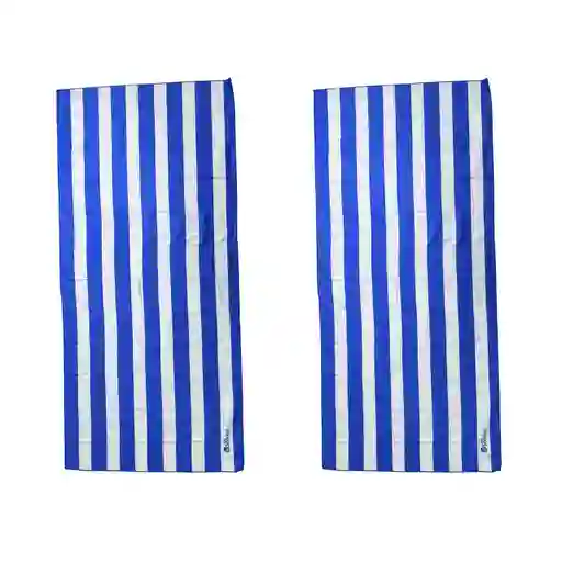 2 Toallas Xl De Microfibra 90x200 Cm Secado Rápido Playa Viaje