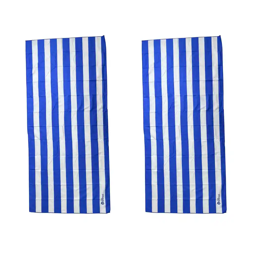 2 Toallas Xl De Microfibra 90x200 Cm Secado Rápido Playa Viaje