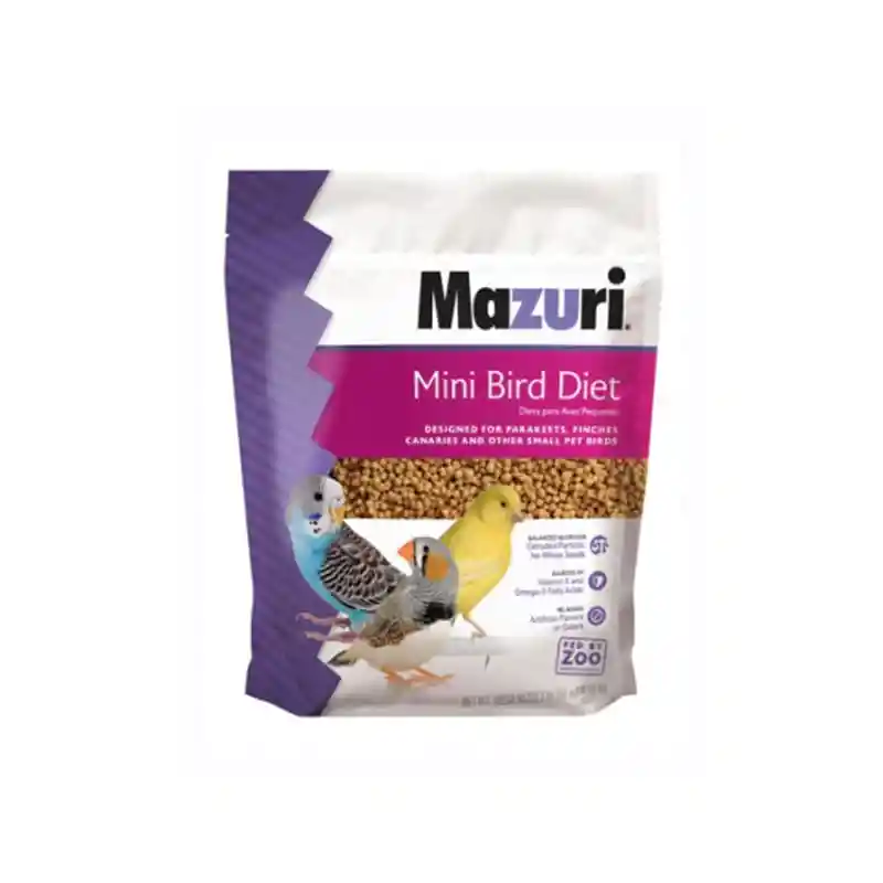 Alimento Pajaros Mazuri Mini Bird Diet 900gr