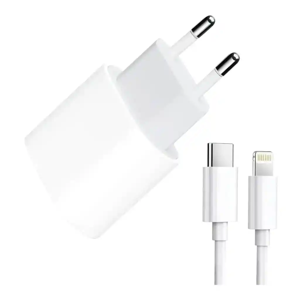 Cargador 20w Para Iphone Con Cable C To Lightning 1m