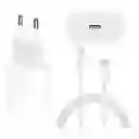 Cargador 20w Para Iphone Con Cable C To Lightning 1m