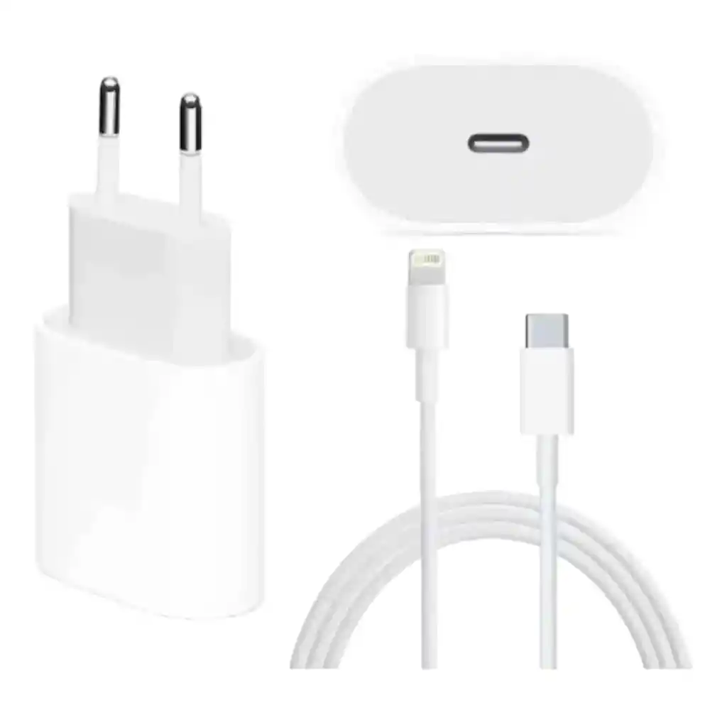 Cargador 20w Para Iphone Con Cable C To Lightning 1m