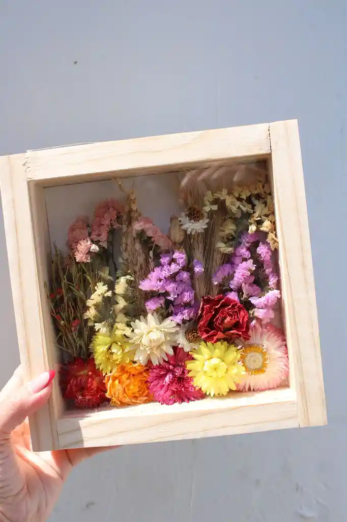 Cuadrito De Flores Secas