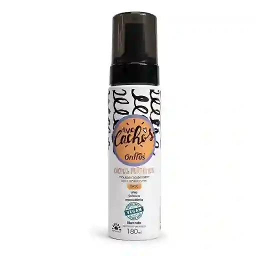 Mousse Amo Cachos Griffus 180ml – Cachos Perfectos Con Definición Y Movimiento