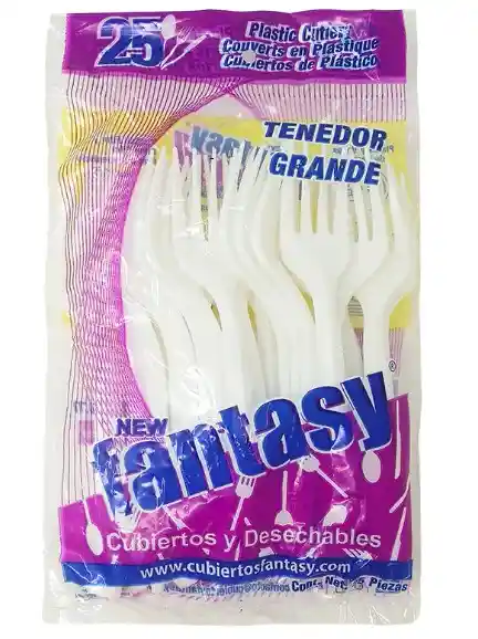 Fantasy Tenedor Grande 25 Pzas