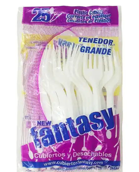 Fantasy Tenedor Grande 25 Pzas