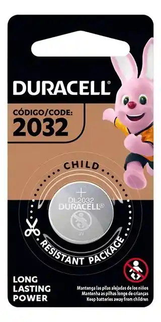 Pila De Botón Litio 3v Cr 2032 Duracell