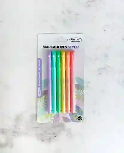 Set 6 Artel Stylo Pastel