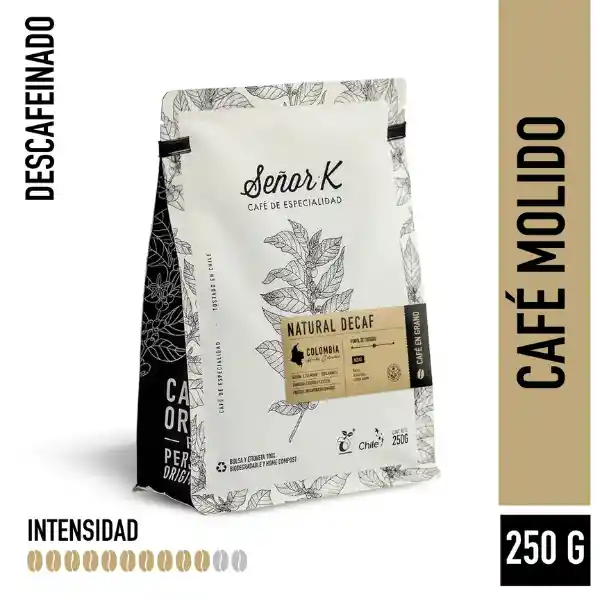 Café Descafeinado Molido (250g) Señor K