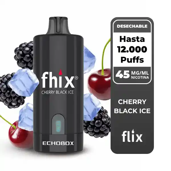 Flix Echobox Cherry Black Ice 12.000 Puffs.