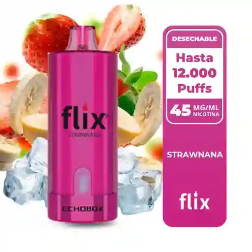 Flix Echobox Strawnana 12.000 Puffs.