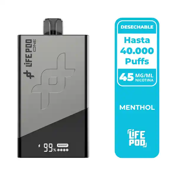 Life Pod One Menthol 40.000 Puffs.