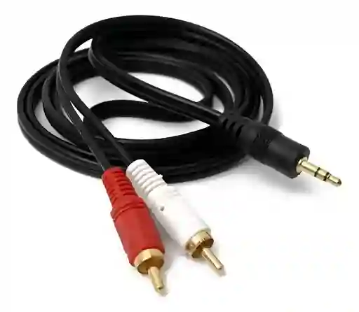 Cable De Audio Plug 3.5mm A 2 Rca 1,5 Metros