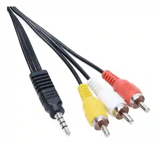 Cable Audio Video Jack 3.5mm A 3 Rca 1.5m