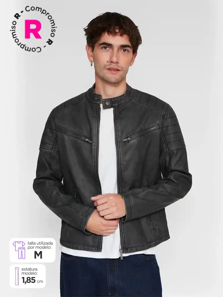 Barbados-chaqueta Moto Bb2 Ss25 Negro L